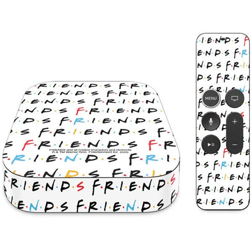 Warner Bros FRIENDS Pattern Apple TV Skin
